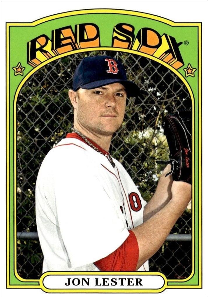Jon Lester 2013 Topps Archives Jon Lester #18 baseball trading card front