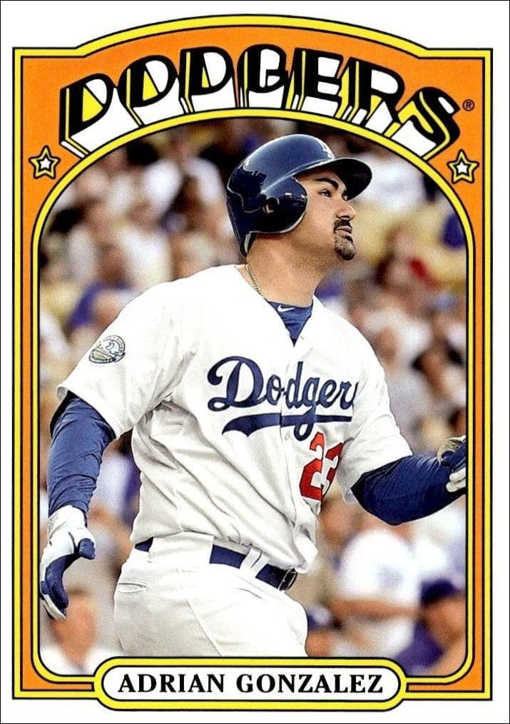 2013 Topps Archives Adrian Gonzalez #6 trading card