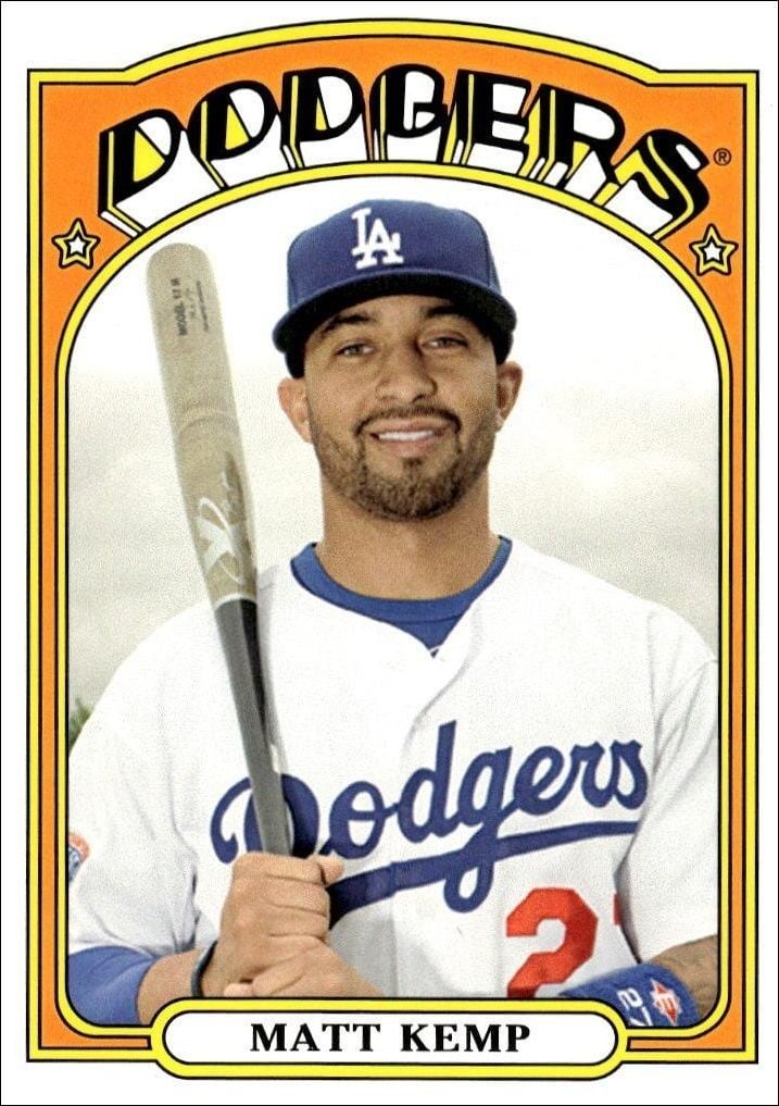 Matt Kemp 2013 Topps Archives Matt Kemp #10 baseball trading card front