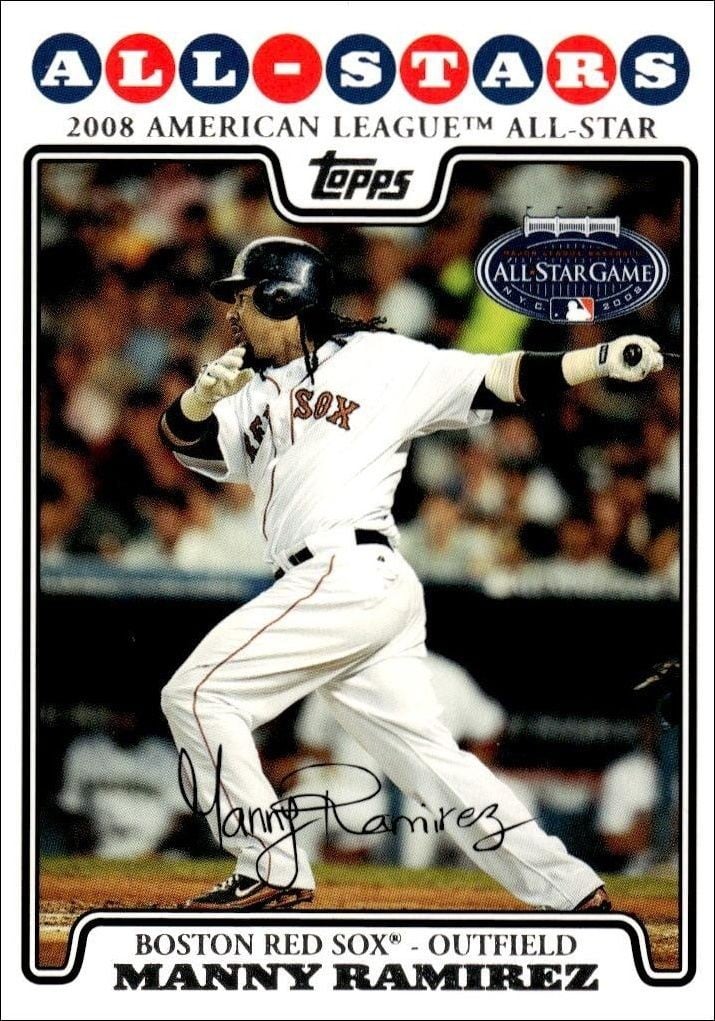 2008 Topps Updates & Highlights Manny Ramirez #UH190 trading card