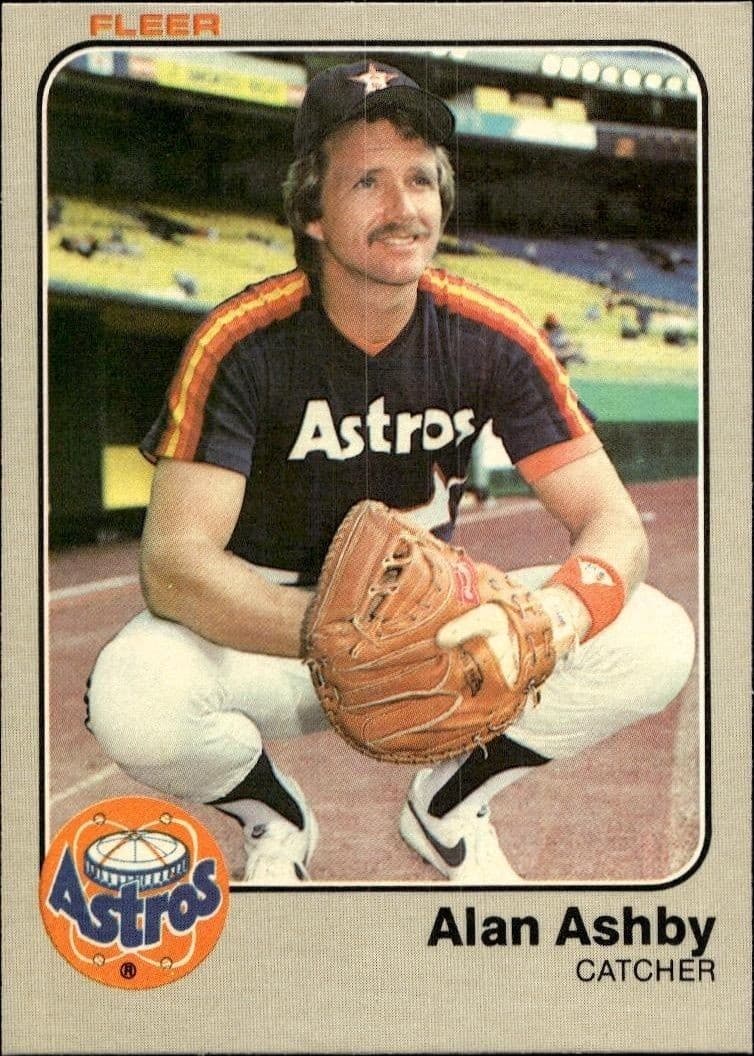 1983 Fleer Alan Ashby #445 trading card