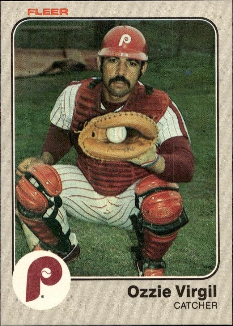 1983 Fleer Ozzie Virgil #175 trading card