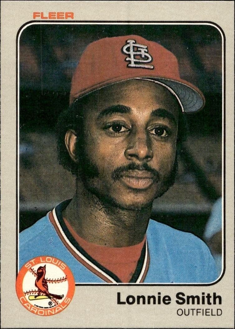 1983 Fleer Lonnie Smith #21 trading card
