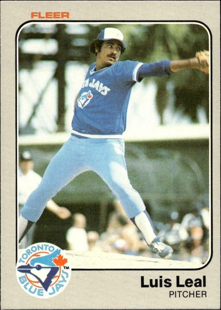 Luis Leal 1983 Fleer Luis Leal #432 baseball trading card front
