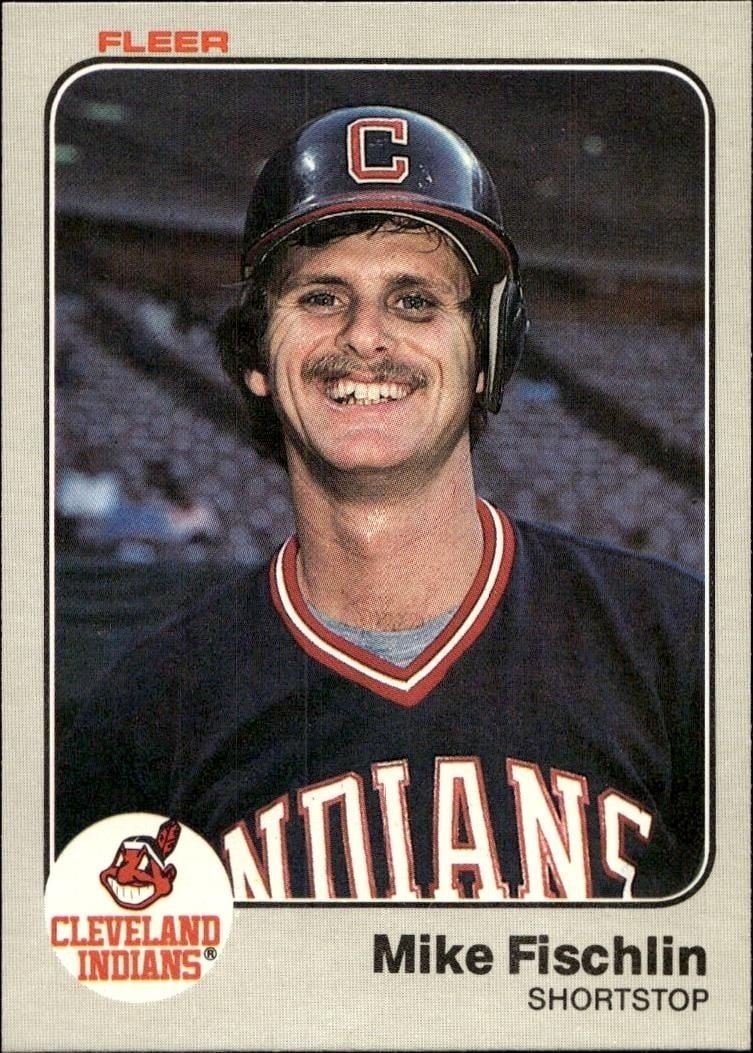 Mike Fischlin 1983 Fleer Mike Fischlin #407 baseball trading card front