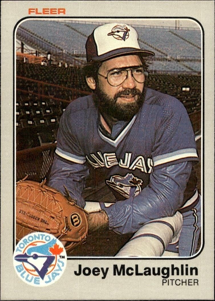 Joey McLaughlin 1983 Fleer Joey McLaughlin #434 baseball trading card front