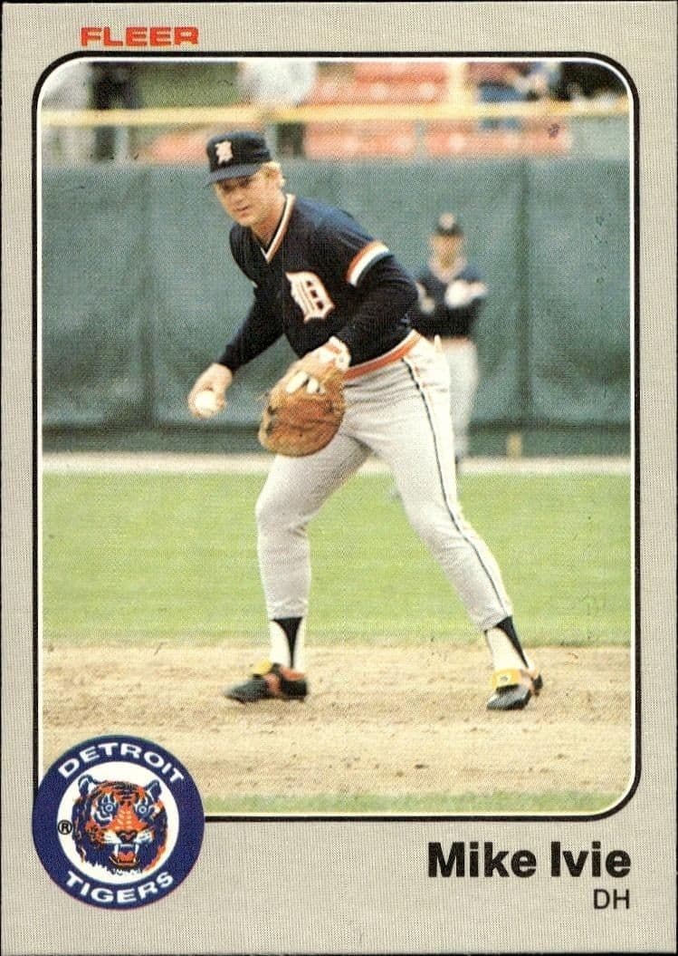 1983 Fleer Mike Ivie #331 trading card
