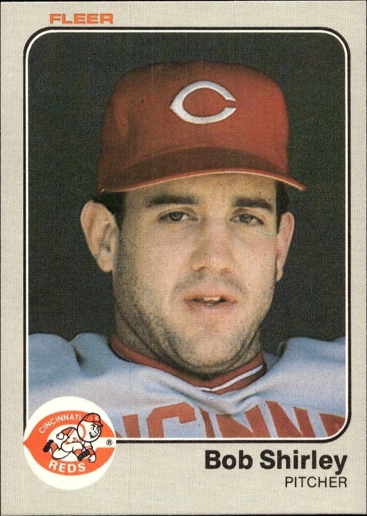Bob Shirley 1983 Fleer Bob Shirley #602 baseball trading card front