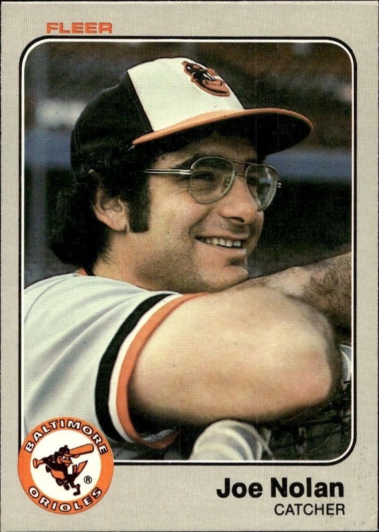 Joe Nolan 1983 Fleer Joe Nolan #68 baseball trading card front