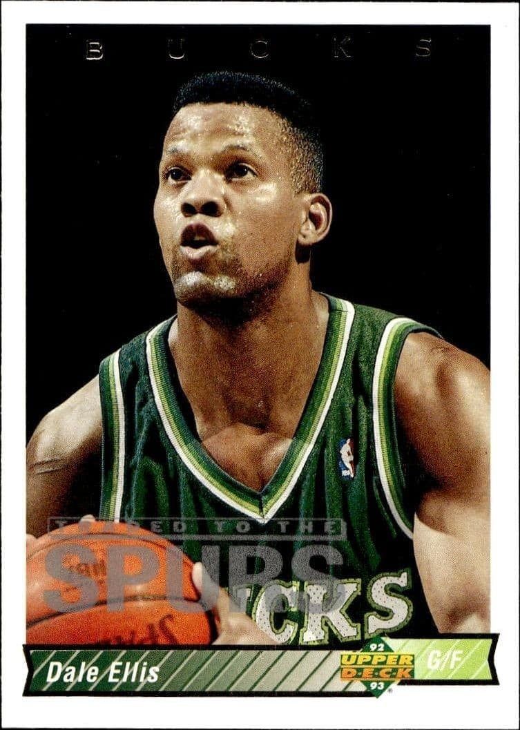 1992-93 Upper-Deck Dale Ellis #88 trading card