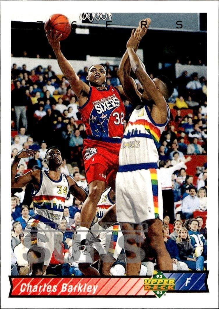 Charles Barkley 1992 Upper Deck Charles Barkley #26 basketball trading card front
