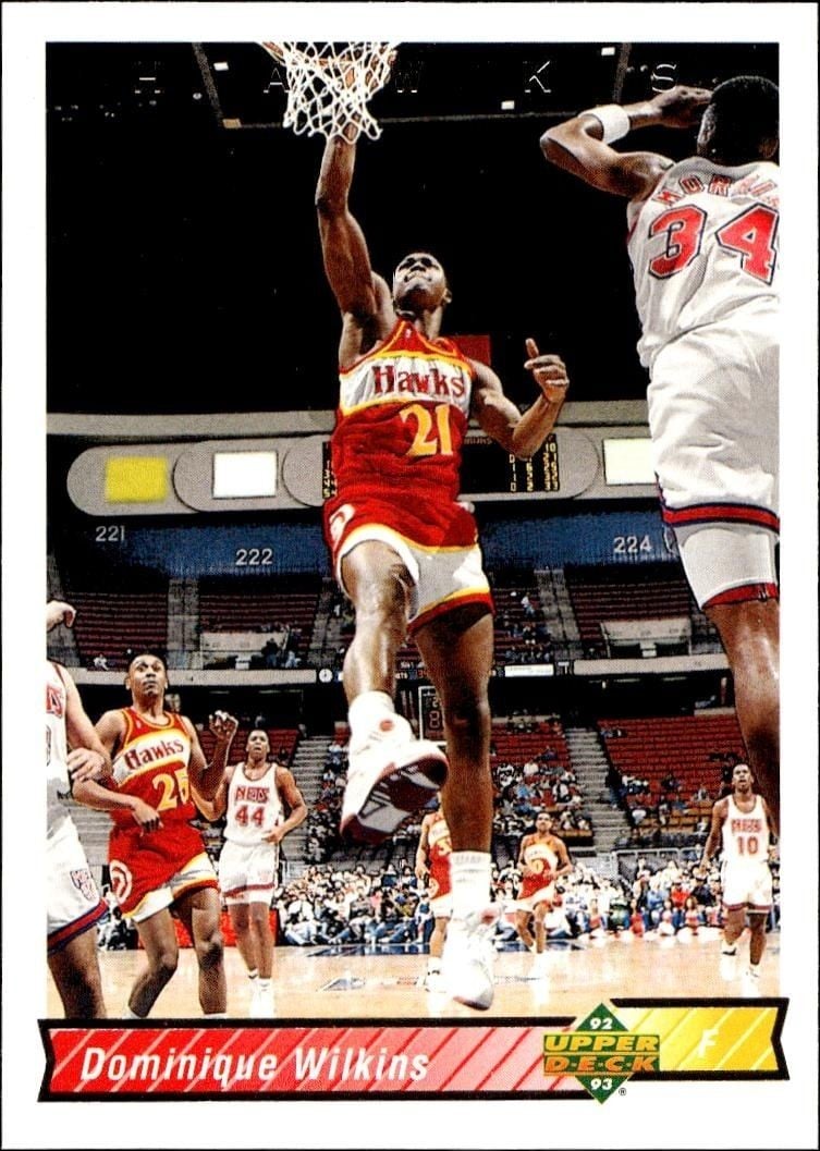 1992-93 Upper-Deck Dominique Wilkins #148 trading card