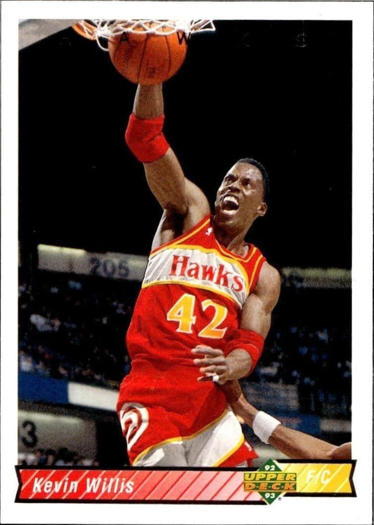 1992-93 Upper-Deck Kevin Willis #144 trading card