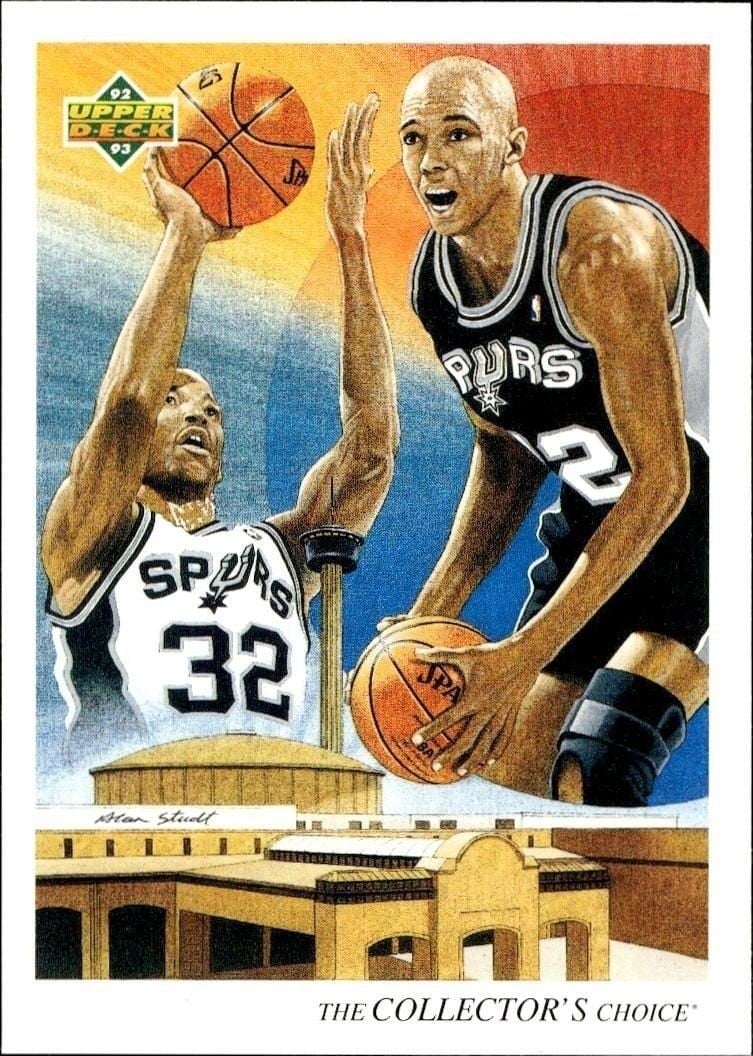 1992-93 Upper-Deck Sean Elliott #56 trading card