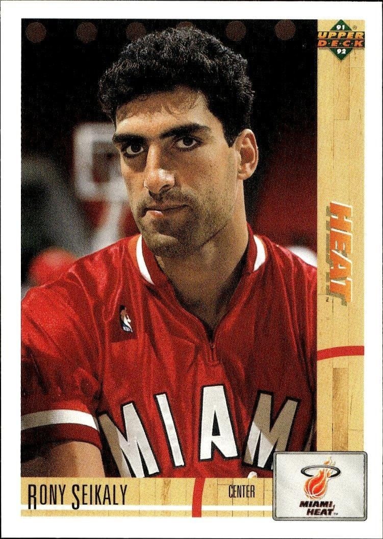 Rony Seikaly 1991 Upper Deck Rony Seikaly #145 basketball trading card front