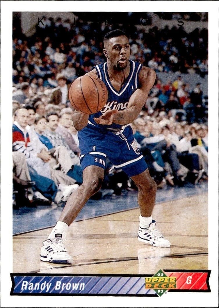 1991-92 Upper-Deck Randy Brown #262 trading card