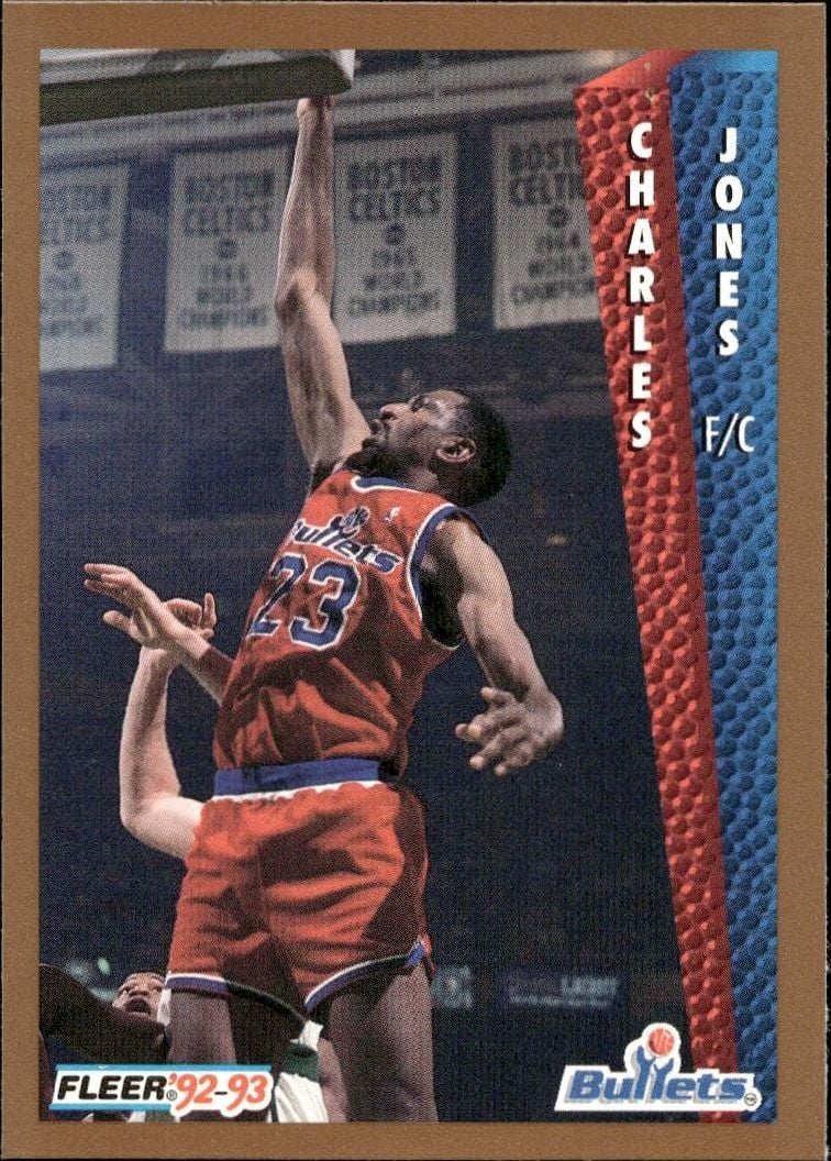 Charles Jones 1992 Fleer Charles Jones #439 basketball trading card front