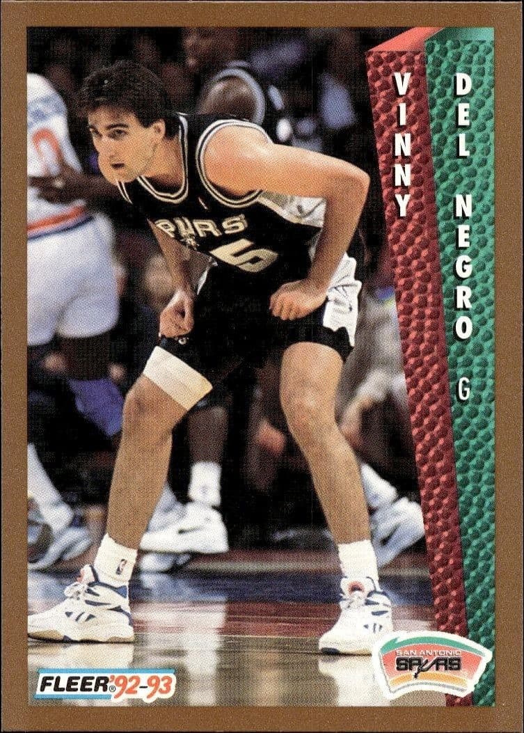1992-93 Fleer Vinny Del Negro #426 trading card