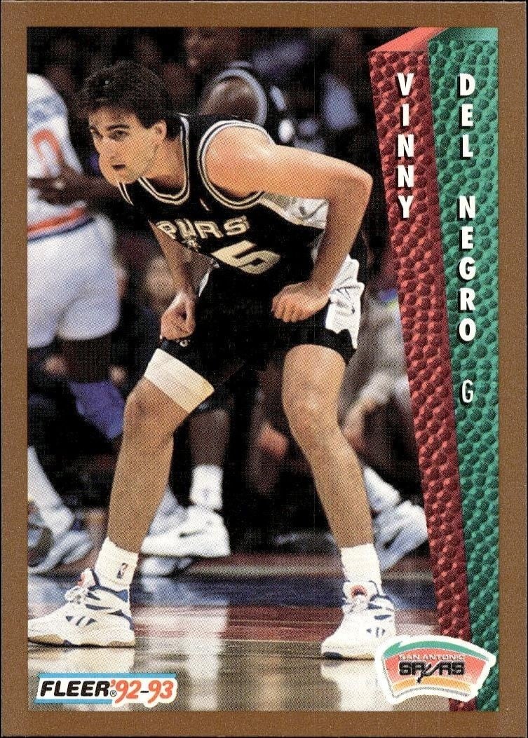 1992-93 Fleer Vinny Del Negro #426 trading card