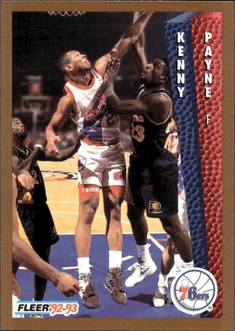 1992-93 Fleer Kenny Payne #407 trading card
