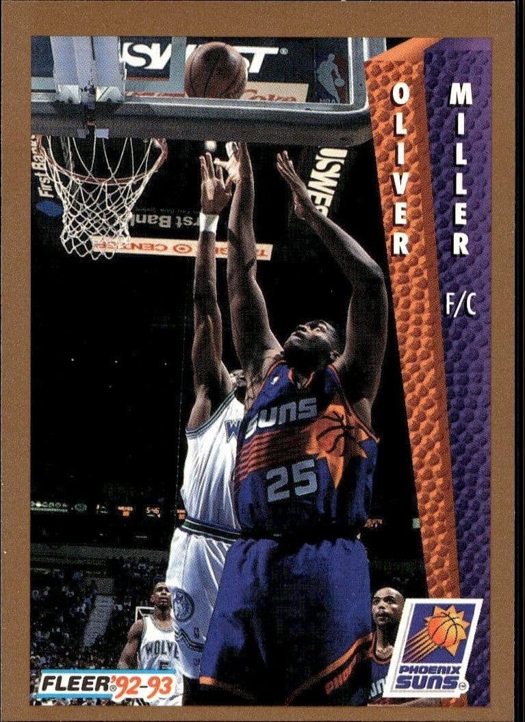 1992-93 Fleer Oliver Miller #413 trading card