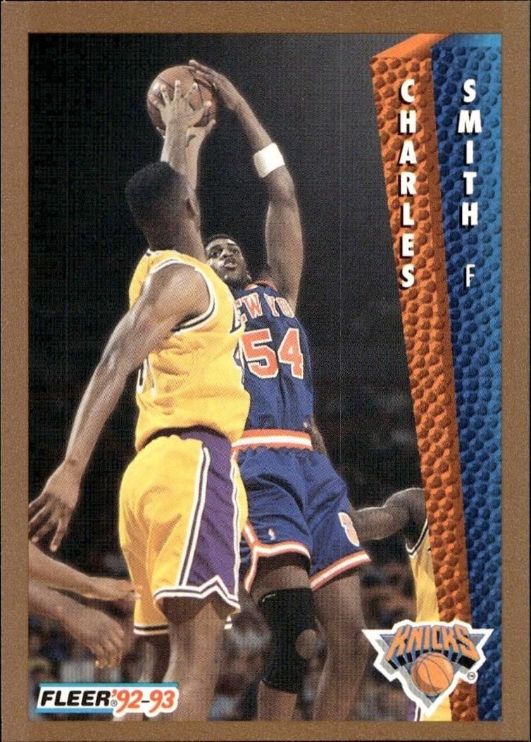 Charles Smith 1992 Fleer Charles Smith #397 basketball trading card front