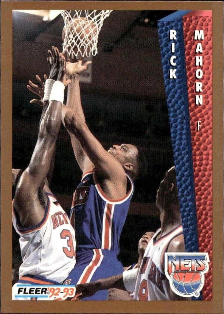 1992-93 Fleer Rick Mahorn #389 trading card