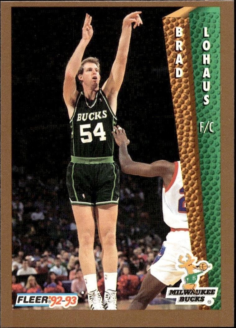 1992-93 Fleer Brad Lohaus #374 trading card