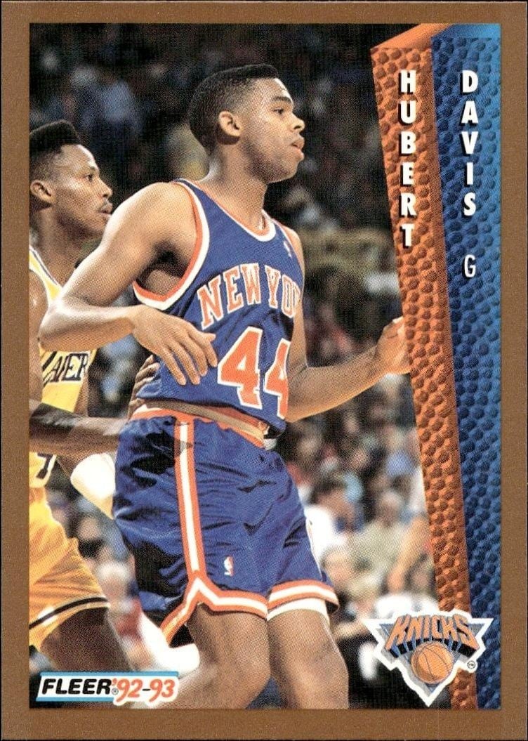1992-93 Fleer Hubert Davis #395 trading card