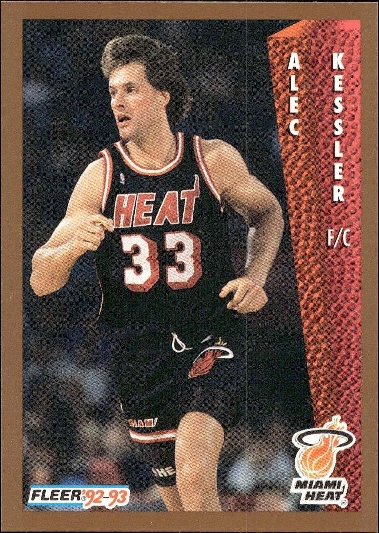 Alec Kessler 1992 Fleer Alec Kessler #368 basketball trading card front