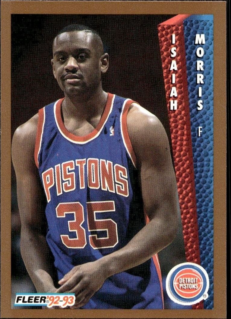 1992-93 Fleer Isaiah Morris #335 trading card