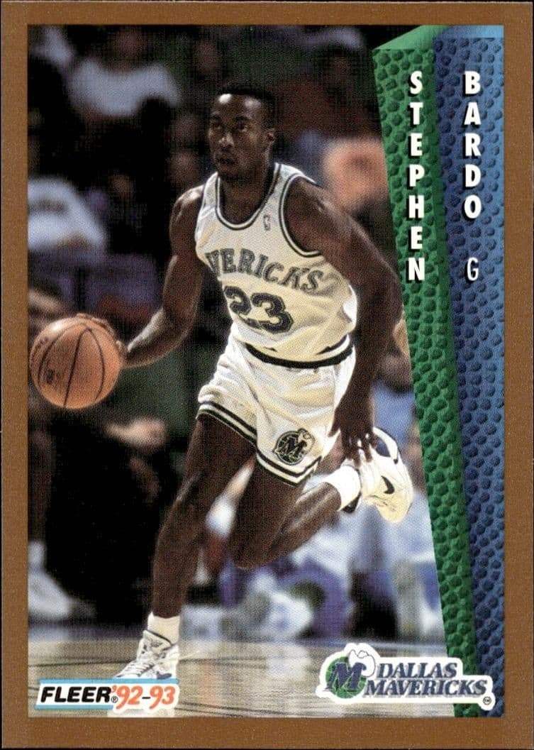 1992-93 Fleer Steve Bardo #321 trading card
