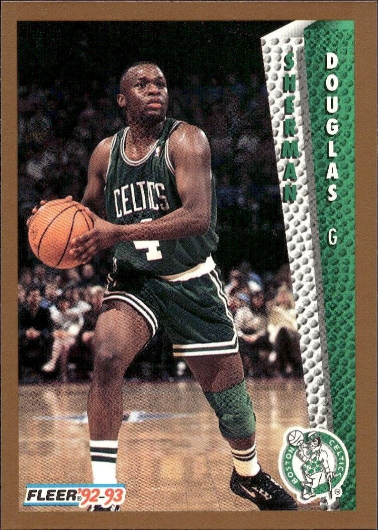 Sherman Douglas 1992 Fleer Sherman Douglas #305 basketball trading card front