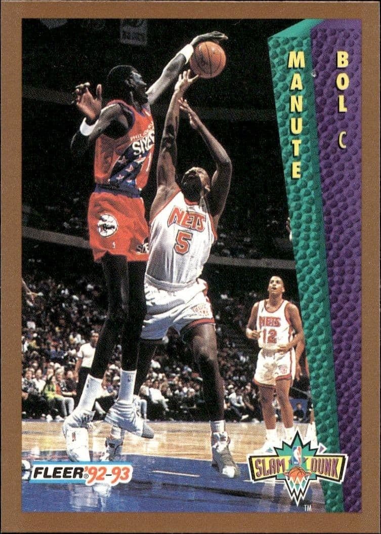 1992-93 Fleer Manute Bol #285 trading card
