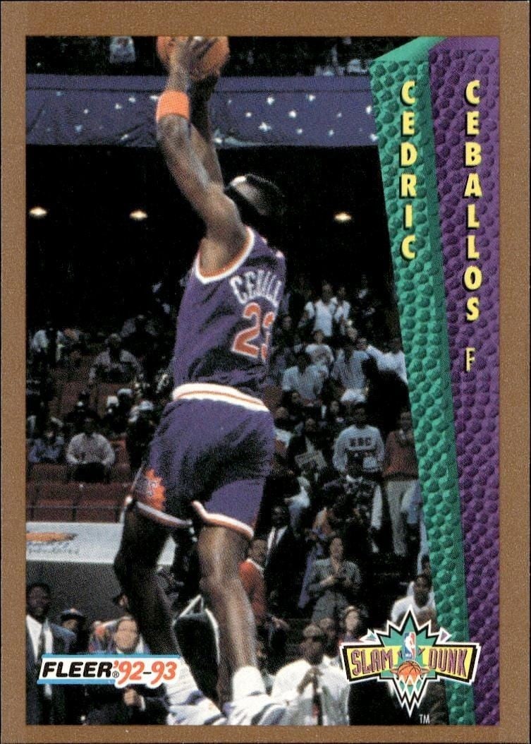 Cedric Ceballos 1992 Fleer Cedric Ceballos #275 basketball trading card front