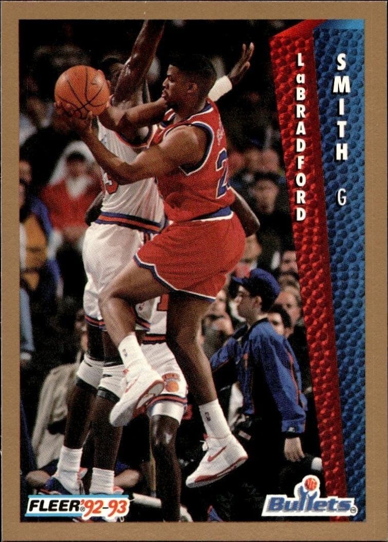 LaBradford Smith 1992 Fleer LaBradford Smith #234 basketball trading card front