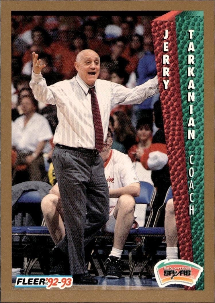 1992-93 Fleer Jerry Tarkanian #208 trading card