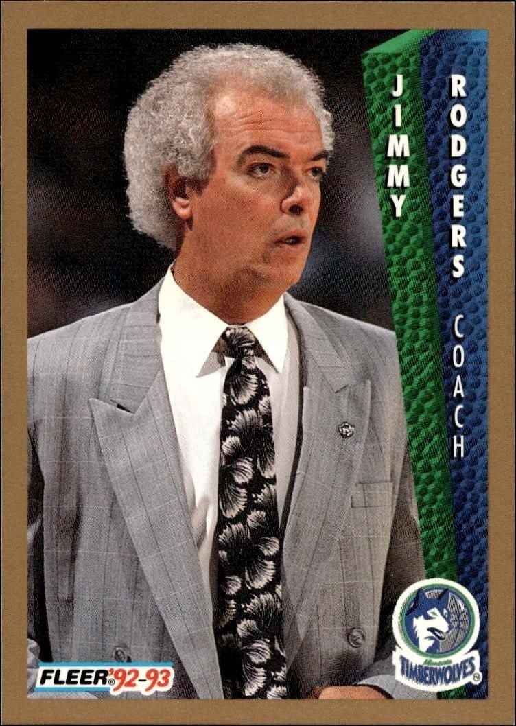 Jimmy Rodgers 1992 Fleer Jimmy Rodgers #137 basketball trading card front