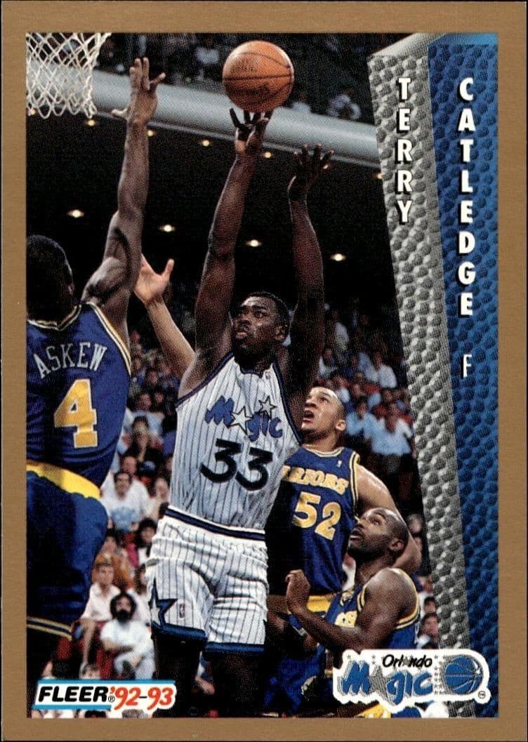 1992-93 Fleer Terry Catledge #160 trading card