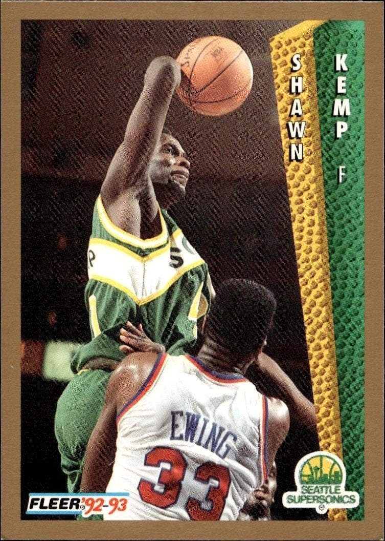 1992-93 Fleer Shawn Kemp #49 trading card