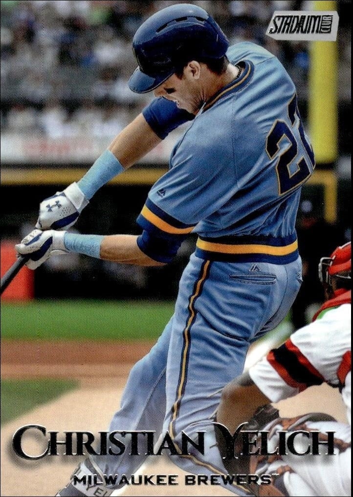 2019 Topps Stadium Club Christian Yelich #87 trading card