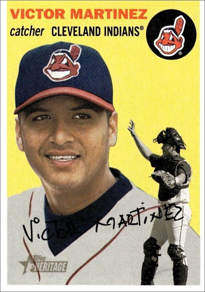 2003 Topps Heritage Victor Martinez #324 trading card