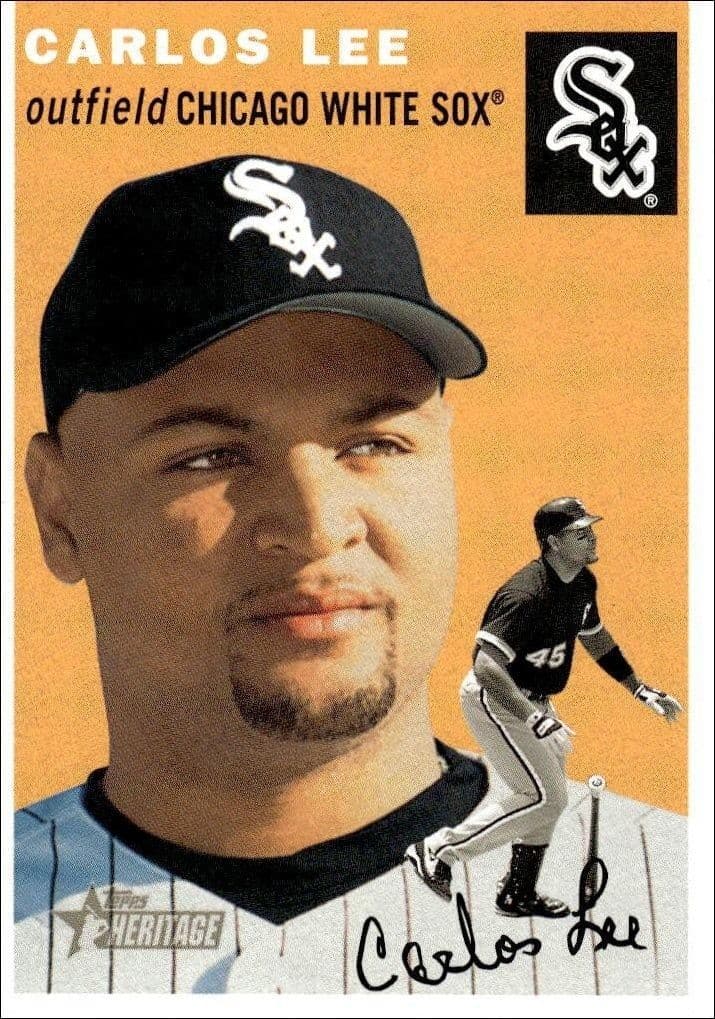 2003 Topps Heritage Carlos Lee #89 trading card