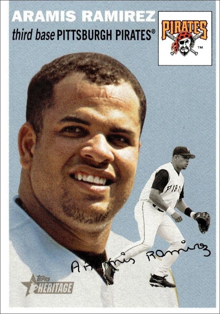 Aramis Ramirez 2003 Topps Heritage Aramis Ramirez #227 baseball trading card front