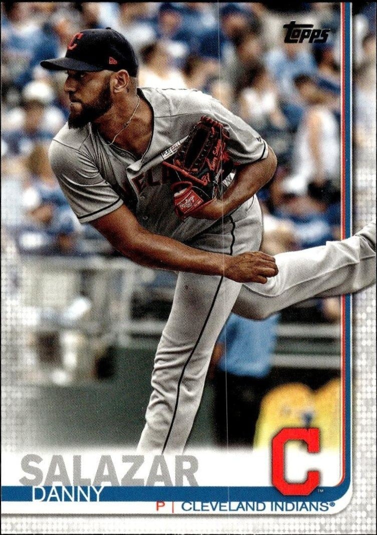 2019 Topps Series 2 Danny Salazar #673 trading card