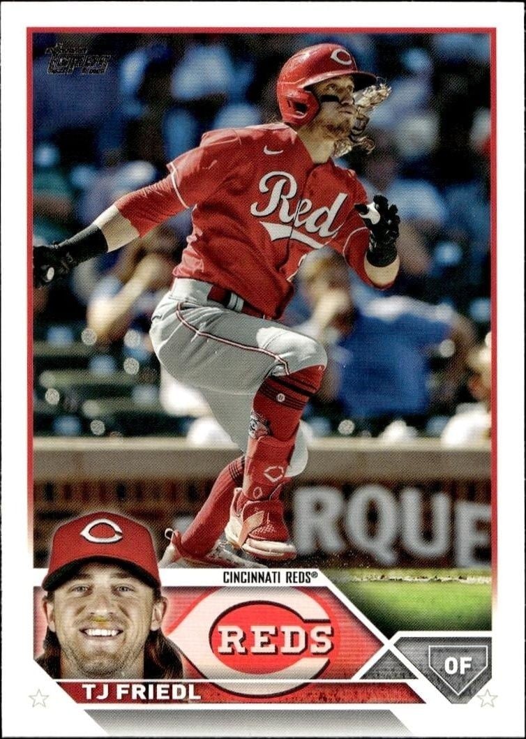 2023 Topps Series 2 T.J. Friedl #558 trading card