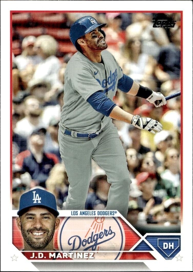 2023 Topps Series 2 J.D. Martinez #544 trading card