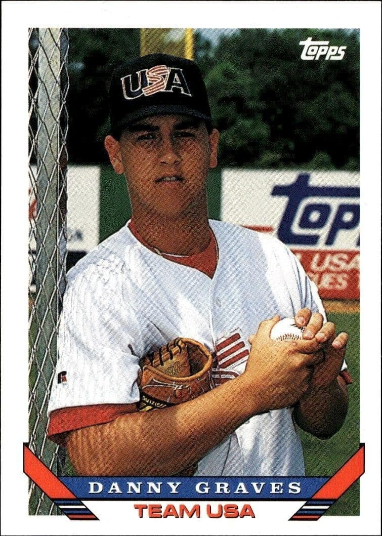 1993 Topps Traded Danny Graves #97T trading card