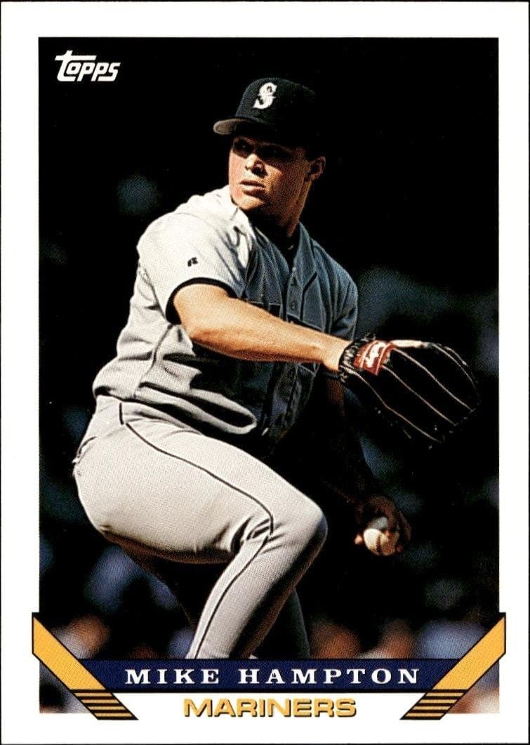 Mike Hampton 1993 Topps Traded Mike Hampton #58T baseball trading card front