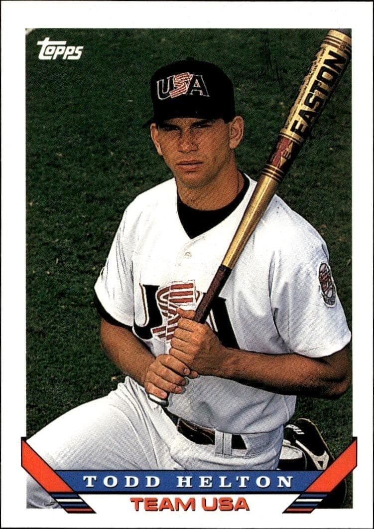 1993 Topps Todd Helton #19T trading card